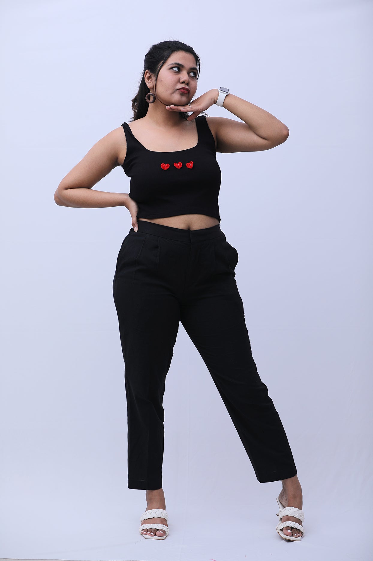 All heart for you ribbed tank top - Aamvi