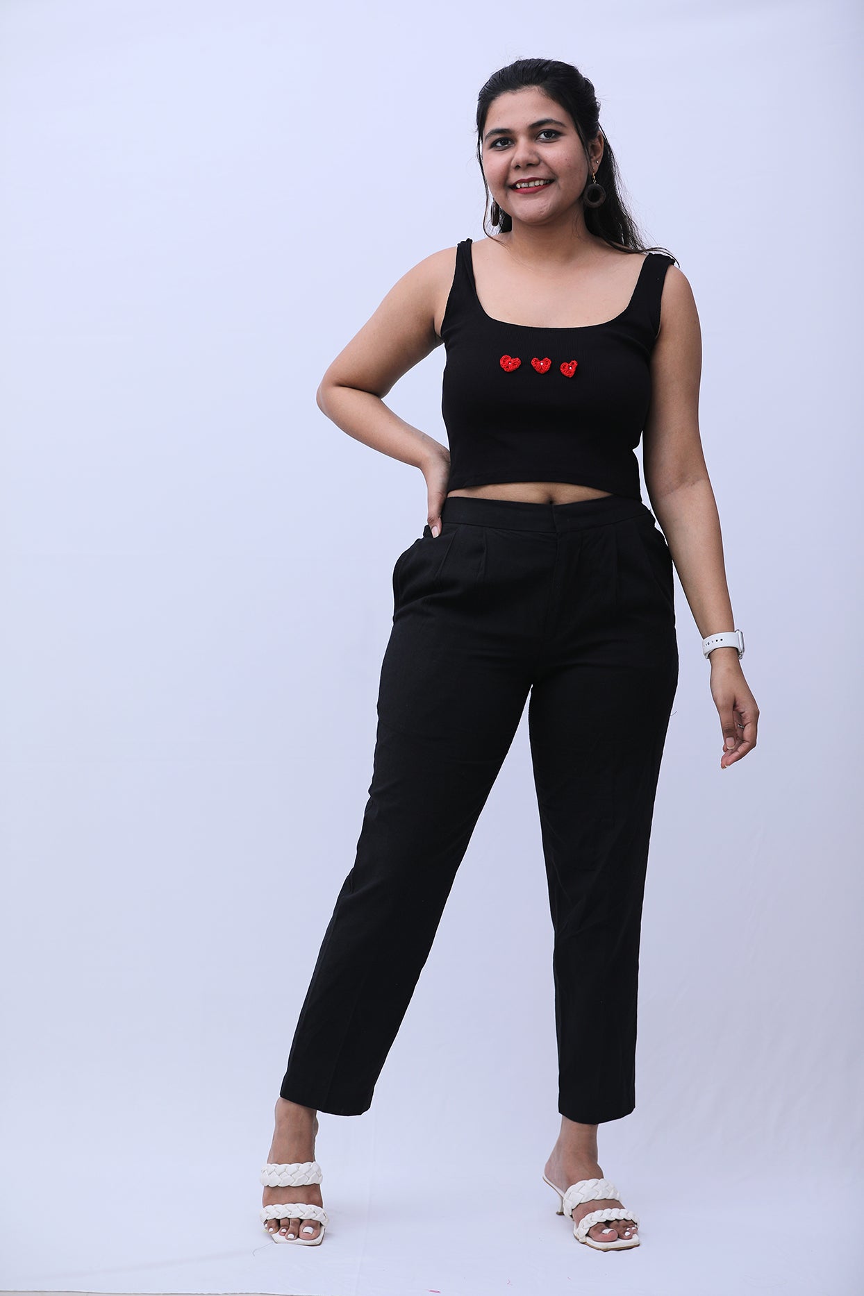 All heart for you ribbed tank top - Aamvi