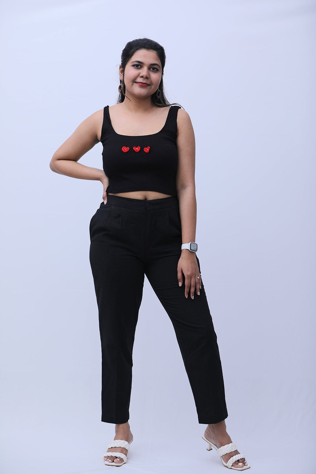 All heart for you ribbed tank top - Aamvi