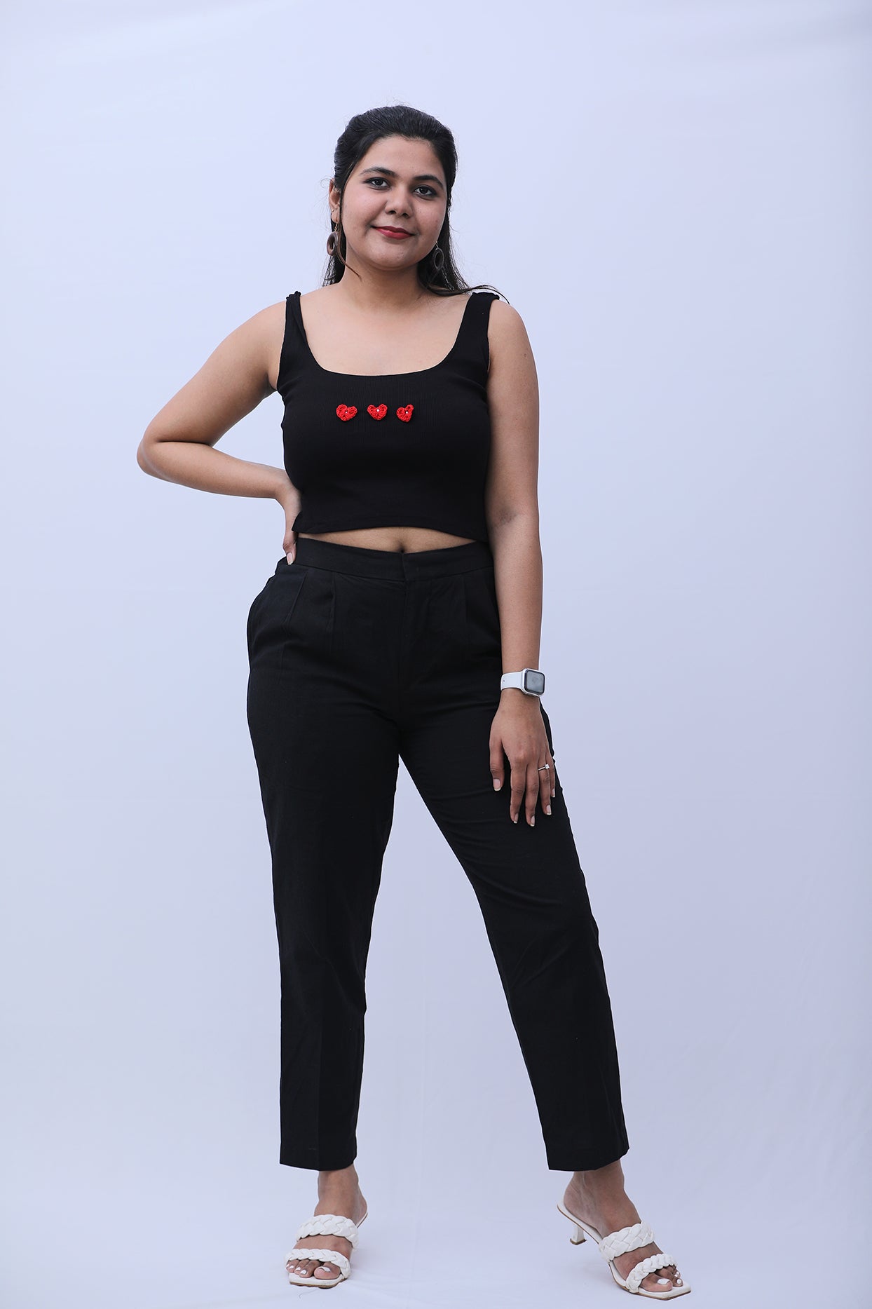 All heart for you ribbed tank top - Aamvi