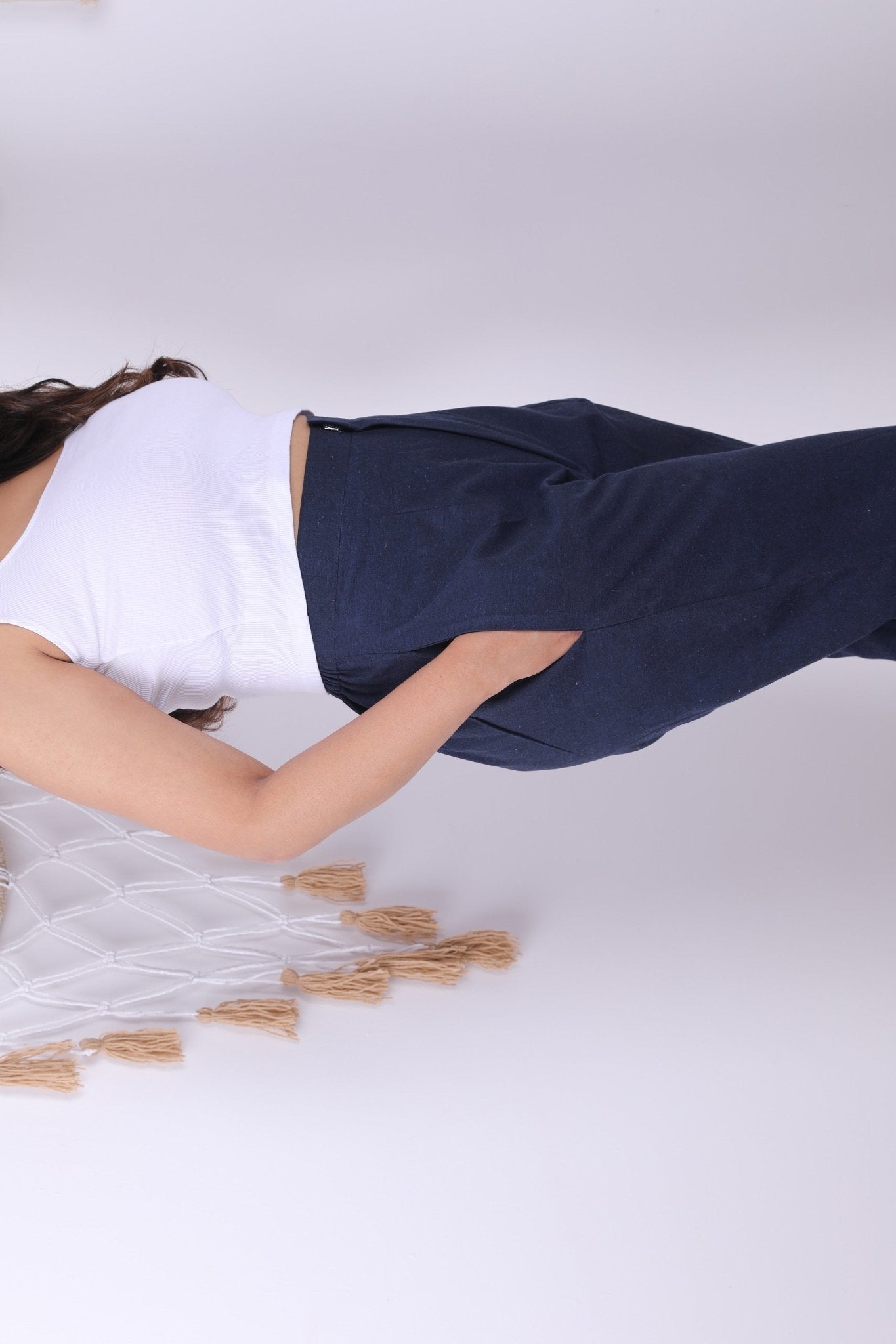 Hustler pants 2.0 Navy blue - Aamvi