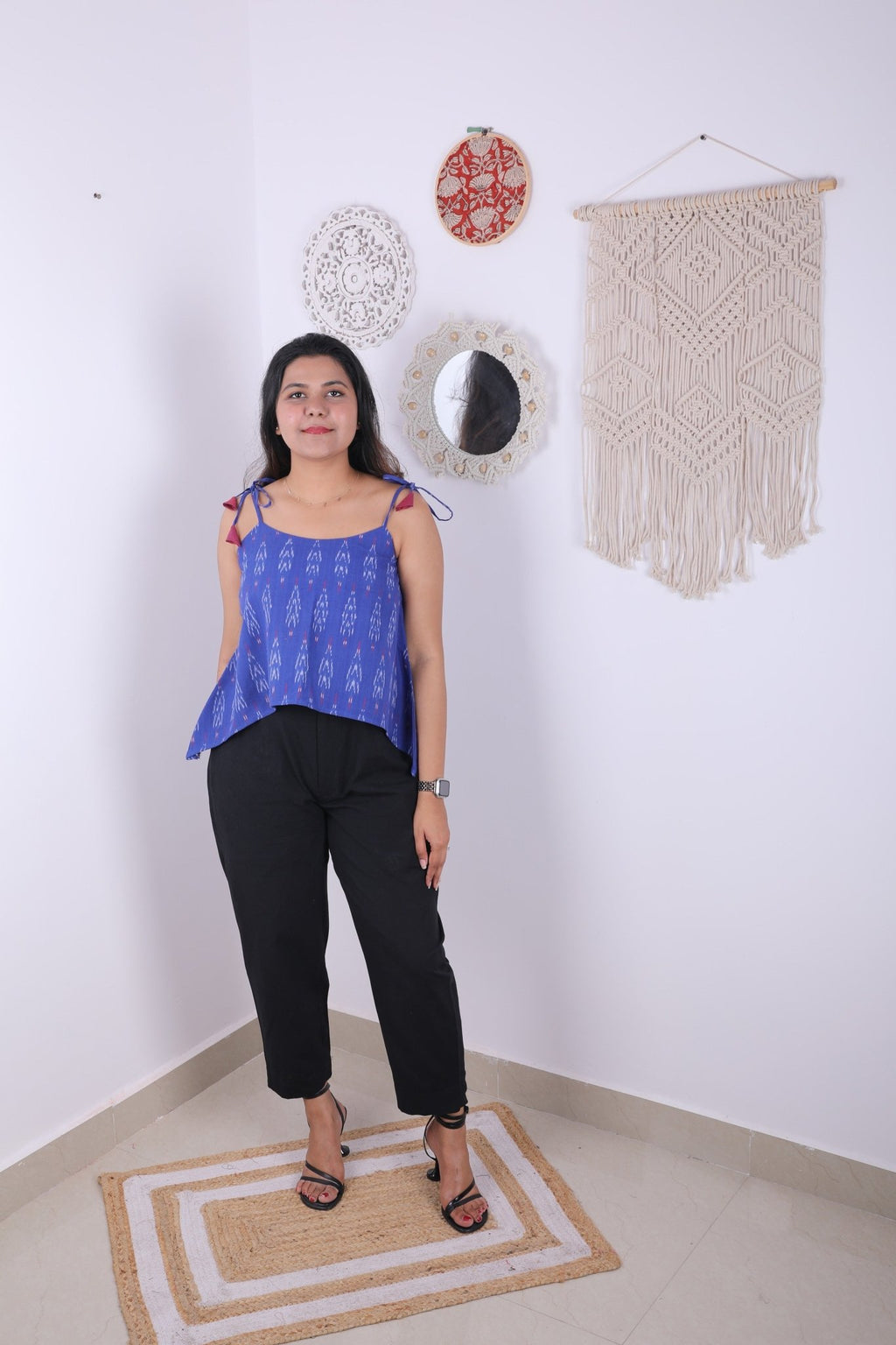 Ikat crop top - Aamvi